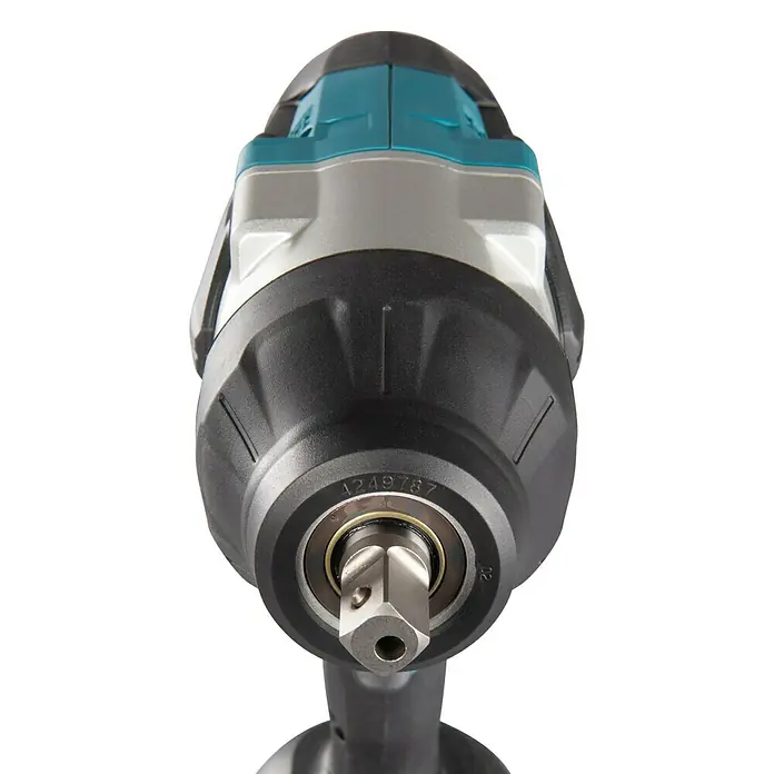 Makita LXT 18V Akku-Schlagschrauber DTW1004Z - 18 V, Ohne Akku, 4 Ah, 1.050 Nm - Nahaufnahme eines Akku-Schlagschraubers.