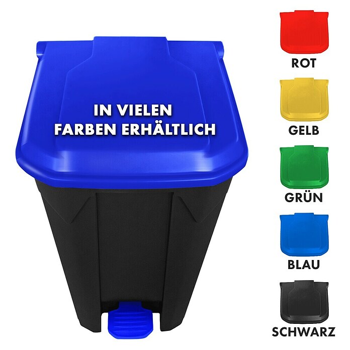 Treteimer Olaf (80 l, Kunststoff, Blau) | BAUHAUS