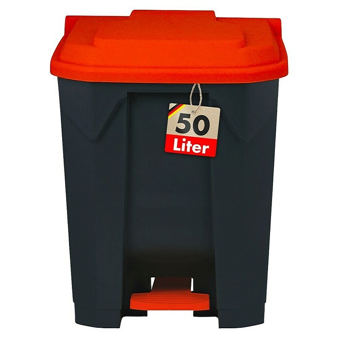 Treteimer Olaf (50 l, Kunststoff, Rot) | BAUHAUS