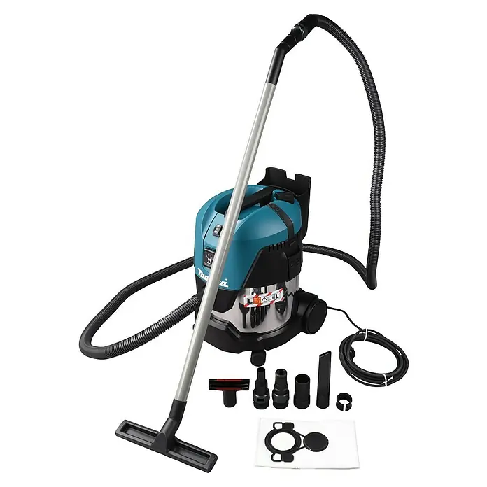 Makita Nass-Trockensauger VC2012L - 1.000 W, 20 l - Makita Akku-Trocken-/Nasssauger mit Zubehör. Leistungsstark, vielseitig und ideal für Baustellen oder Werkstätten.