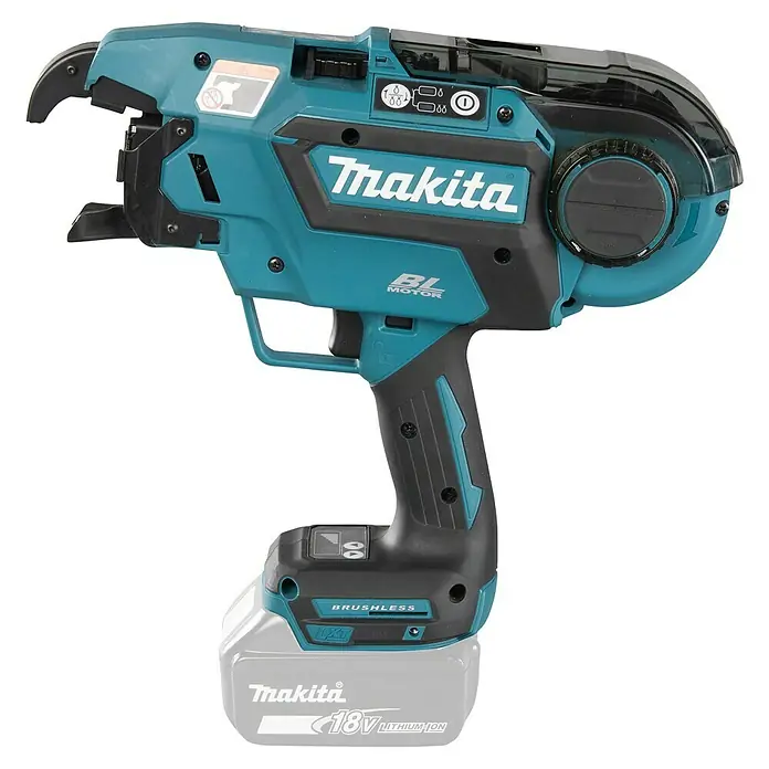 Makita LXT 18V Atadora de ferralla de batería DTR180 - 18 V, Sin batería - Herramienta de atado de barras de refuerzo inalámbrica Makita DTR181ZJX. Ideal para sitios de construcción, con batería de 18V.