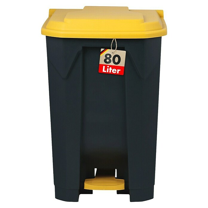 Treteimer Olaf (80 l, Kunststoff, Gelb) | BAUHAUS