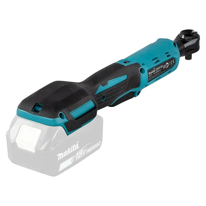 Makita LXT 18V Akku-Ratschenschrauber DWR180Z - 18 V, Ohne Akku - Makita DWR180 Akku-Winkelschrauber, ein vielseitiges und leistungsstarkes Werkzeug für präzise Schraubarbeiten in schwer zugänglichen Bereichen.