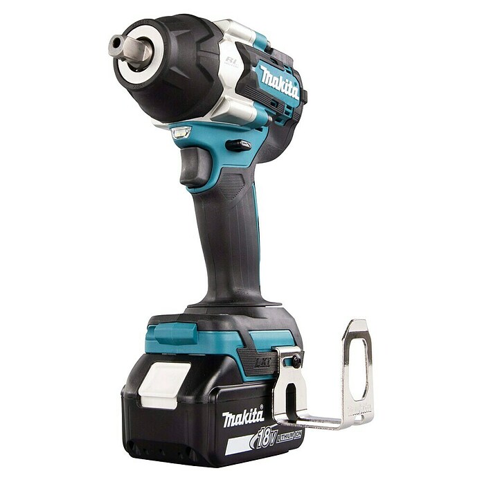 Makita LXT 18V Llave de impacto de batería DTW701RTJ (18 V, 2 baterías, 5 Ah, 700 Nm) | BAUHAUS