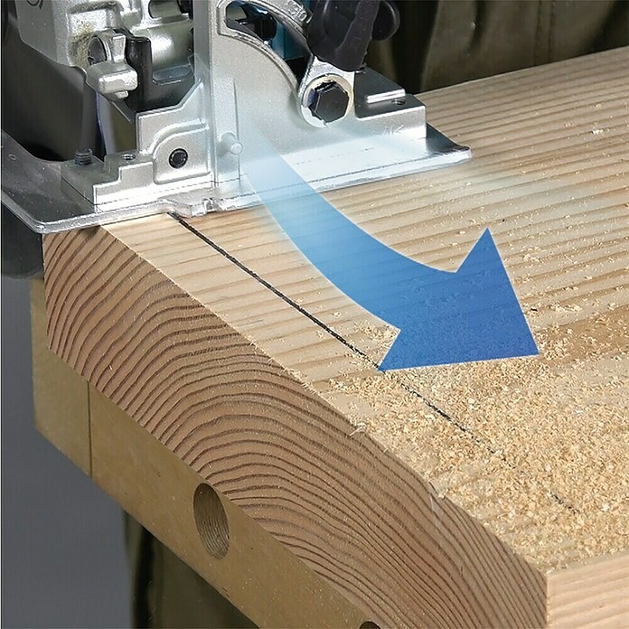 Makita LXT 18V Sierra circular de batería DHS661ZU (18 V, Sin batería, Diámetro hoja de sierra: 165 mm, 5.000 r.p.m.) | BAUHAUS