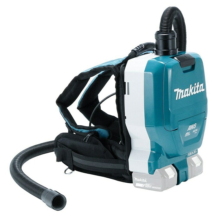 Makita LXT 18V Aspiradora con mochila de batería DVC265ZXU (36 V, Sin batería, Volumen de recipiente: 2 l) | BAUHAUS