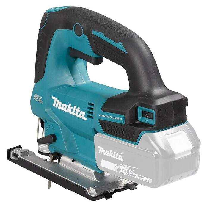 Makita LXT 18V Sierra de calar a batería con acción pendular DJV184Z (18 V, Sin batería, Número de carreras marcha en vacío: 3.000 /min) | BAUHAUS