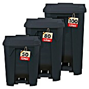 Treteimer Olaf (80 l, Kunststoff, Grau) | BAUHAUS