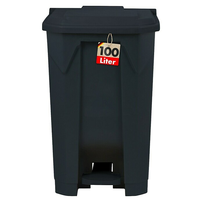 Treteimer Olaf (100 l, Kunststoff, Grau) | BAUHAUS