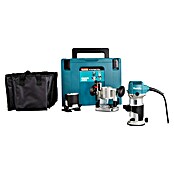Makita Fresadora eléctrica RT0702CX2J (710 W, 10.000 r.p.m. - 34.000 r.p.m., Diámetro del portaherramientas: 6 mm - 8 mm) | BAUHAUS