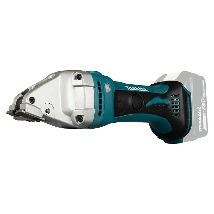 Makita LXT 18V Akku-Blechschere DJS101Z - 18 V, Ohne Akku, Leerlaufhubzahl: 4.300 /min - Makita Akku-Blechschere DJS161Z mit einem robusten Design und hoher Schneidleistung für präzise Schnitte in verschiedenen Materialien.