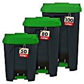 Treteimer Olaf (80 l, Kunststoff, Grün) | BAUHAUS