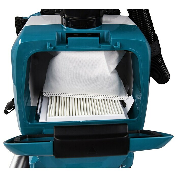 Makita LXT 18V Aspiradora con mochila de batería DVC261ZX15 (36 V, Sin batería, Volumen de recipiente: 2 l) | BAUHAUS