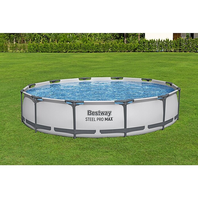 Bestway Montažni bazen Steel Pro Max  (Ø x V: 366 x 76 cm, 6.473 l) | Bazeni z okvirjem | Montažni bazeni | Vrtni bazeni | Bazeni | Vrt in prosti čas | Izdelki | BAUHAUS