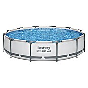 Bestway Bazen sa čeličnim okvirom Power Steel  (Ø x V: 366 x 76 cm, 6.473 l) | BAUHAUS