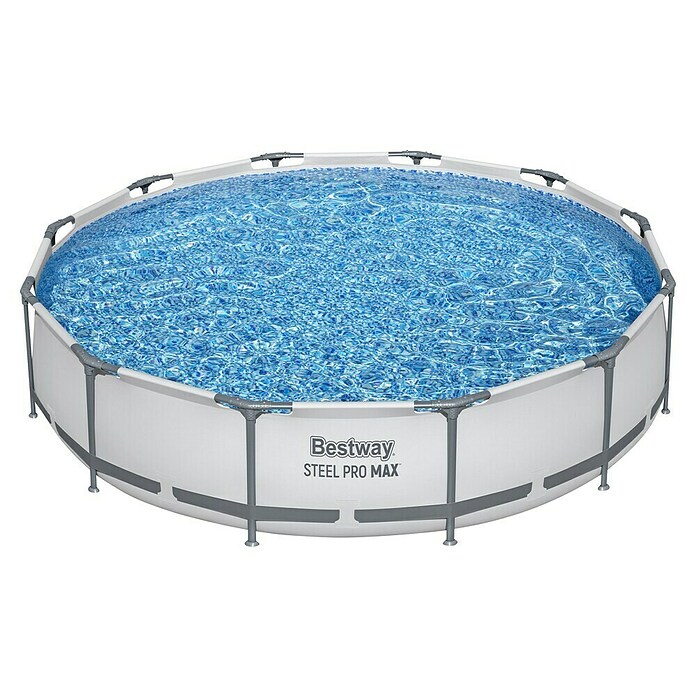 Bestway Bazen sa čeličnim okvirom Power Steel  (Ø x V: 366 x 76 cm, 6.473 l) | BAUHAUS