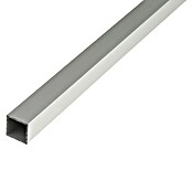 Stabilit Tubo de forma cuadrada (L x An x Al: 1.000 x 50 x 50 mm, Aluminio, Acero gris)