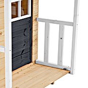 Zwerkules Spielhaus Holli (L x B x H: 137 x 121 x 140 cm, Holz, Natur/Anthrazit, Ohne Stelzen) | BAUHAUS