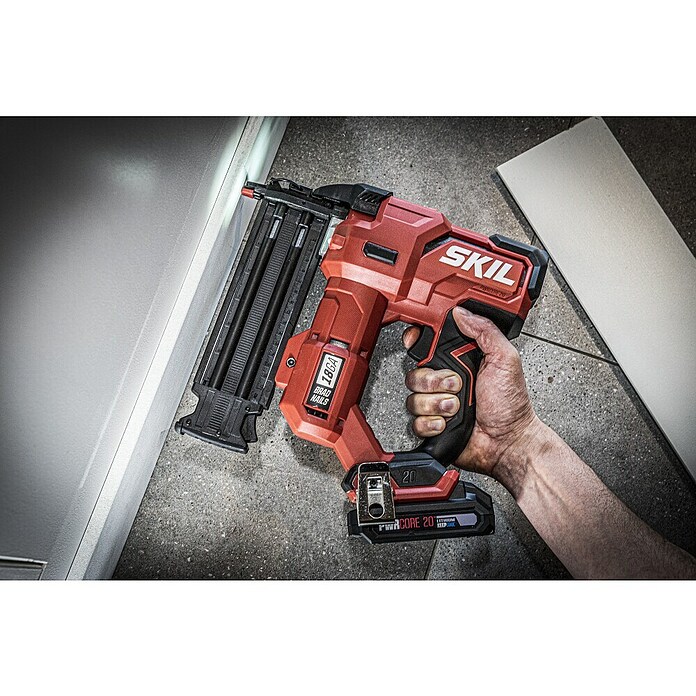 Skil PWRCore 20V Accu-tacker + Gratis Accu Compressor (20 V, Excl. accu, Lengte nagel: 16 mm - 54 mm) | BAUHAUS