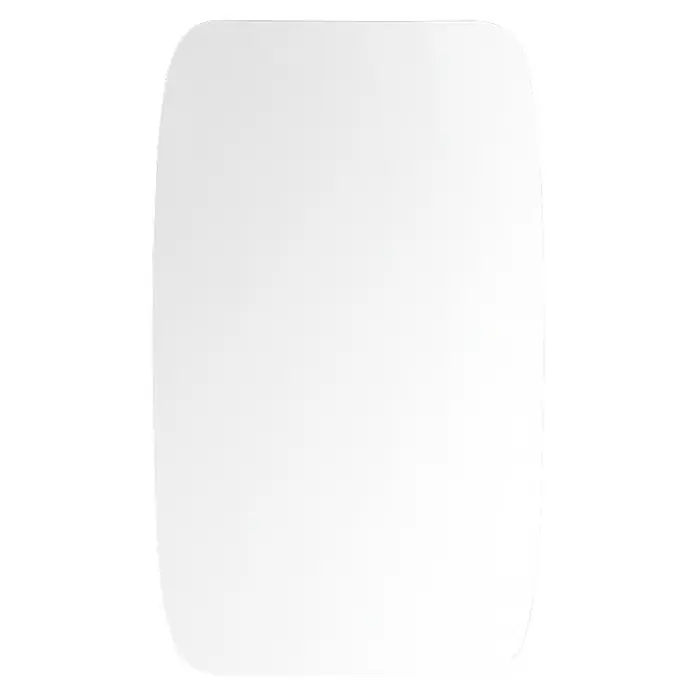 Artysan Espejo de pared Palma - 45 x 80 cm - Rectángulo blanco redondeado, ideal para logotipos, iconos o símbolos de aplicaciones. Diseño sencillo para diversas aplicaciones y proyectos creativos.