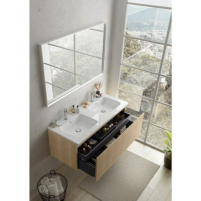 Camargue Pura Waschtischunterschrank Pura (B x T x H: 119 x 50 x 46 cm, Rovere Cera) | BAUHAUS
