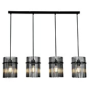 Searchlight Hanglamp Swizzle (Zwart, Smoked glas, E27, Aantal lichtbronnen: 4 st.) | BAUHAUS