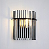 Searchlight Wandlamp Swizzle (Zwart, Smoked glas, E27) | BAUHAUS