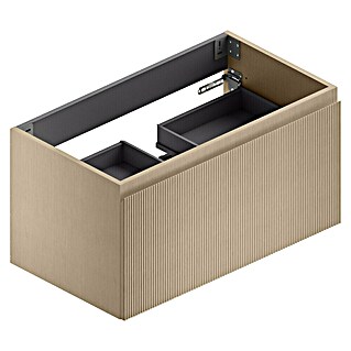 Camargue Pura Waschtischunterschrank Pura (B x T x H: 89 x 50 x 46 cm, Rovere Cera)