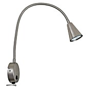 Brilo Led-wandlamp (4 W, Nikkel mat, l x b x h: 5,8 x 20,5 x 45 cm, Lichtkleur: Warm wit)