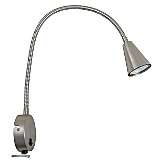Briloner Foco de una luz LED Comfort Light (4 W, L x An x Al: 5,8 x 20,5 x 45 cm, Cromo, Blanco cálido)