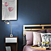 Brilo Foco de una luz LED para cama Comfort Light (4 W, Níquel mate, L x An x Al: 5,8 x 21,7 x 40,3 cm)