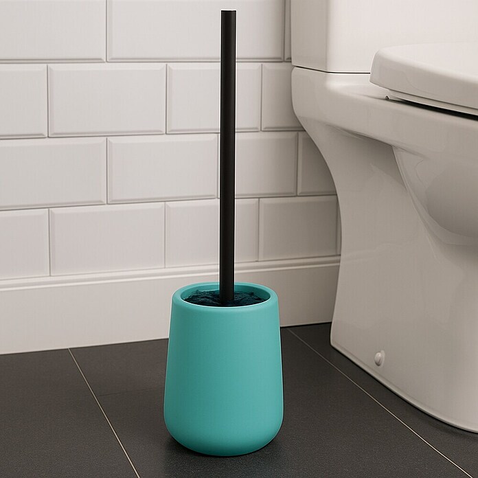 MSV Maonie Escobillero de suelo (Altura: 38,8 cm, Cerámica, Aqua) | BAUHAUS