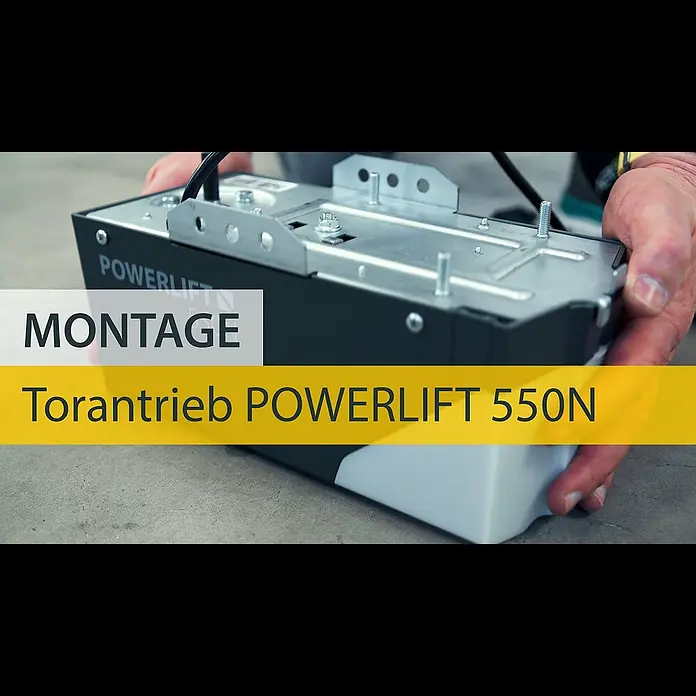Schellenberg Garagentorantrieb Powerlift 550N - Torfläche: 8 m², Zugkraft: 550 N - GARAGENTORANTRIEB Montage: Schellenberg POWERLIFT 550N