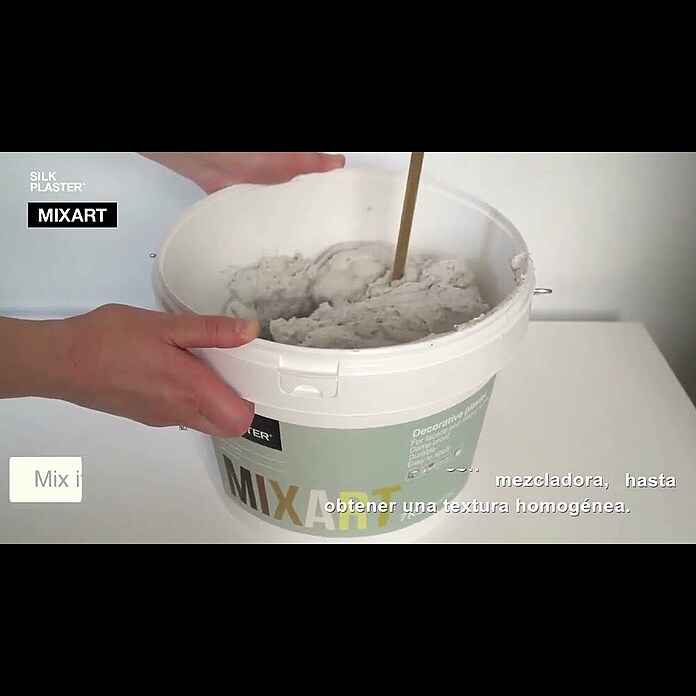 Silk Plaster Revestimiento decorativo Piedra Líquida MIXART (Blanco 025, 7 kg) | BAUHAUS
