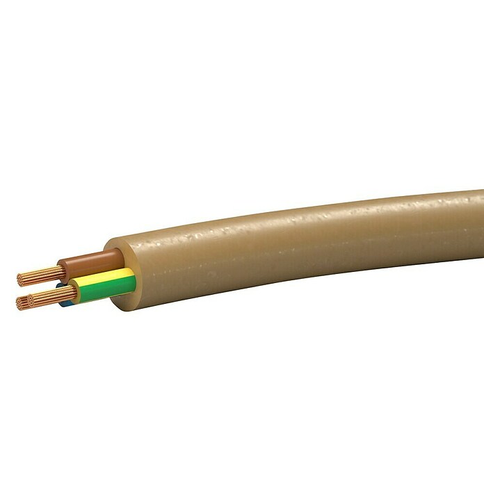 Schlauchleitung YML-J (Anzahl Adern: 3 Stk., 0,75 mm², 5 m, Beige) | BAUHAUS