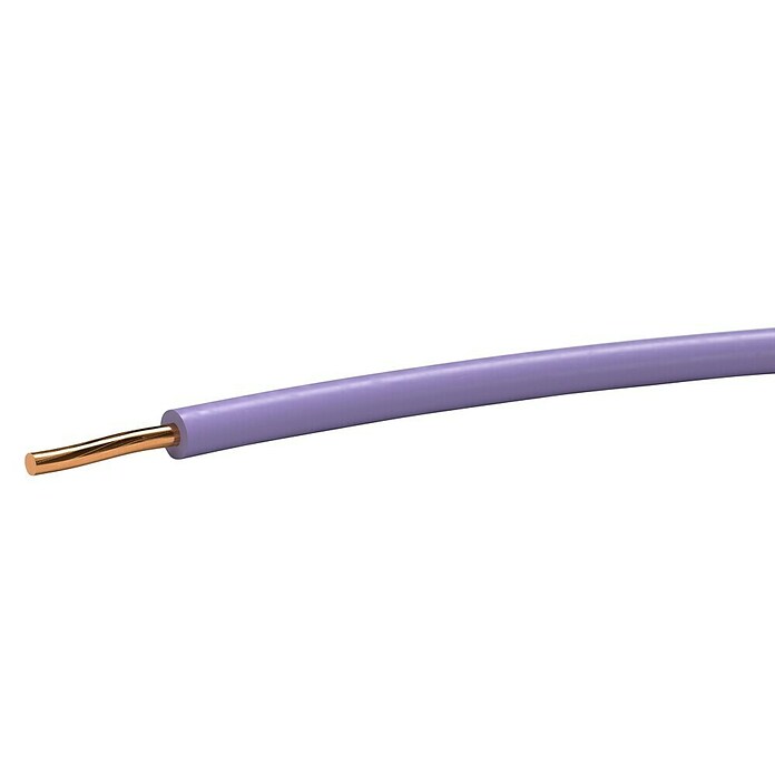 Aderleitung H07V-U (Anzahl Adern: 1 Stk., Aderquerschnitt: 1,5 mm², 10 m, Violett) | BAUHAUS