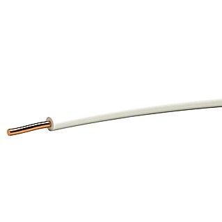 Klingelleitung YT1X0,6WS-B20 (Anzahl Adern: 1 Stk., Aderquerschnitt: 0,6 mm², Weiß, 20 mm)
