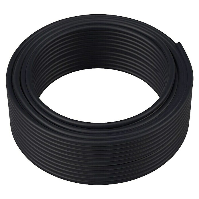 Aderleitung H07V-U (Anzahl Adern: 1 Stk., Aderquerschnitt: 6 mm², 5 m, Schwarz) | BAUHAUS