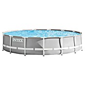 Intex Frame-Pool-Set Prism Rondo (Ø x H: 457 x 107 cm, 14,61 m³, Grau)