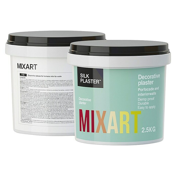 Silk Plaster Revestimiento decorativo Piedra Líquida MIXART (Blanco 021, 2,5 kg) | BAUHAUS