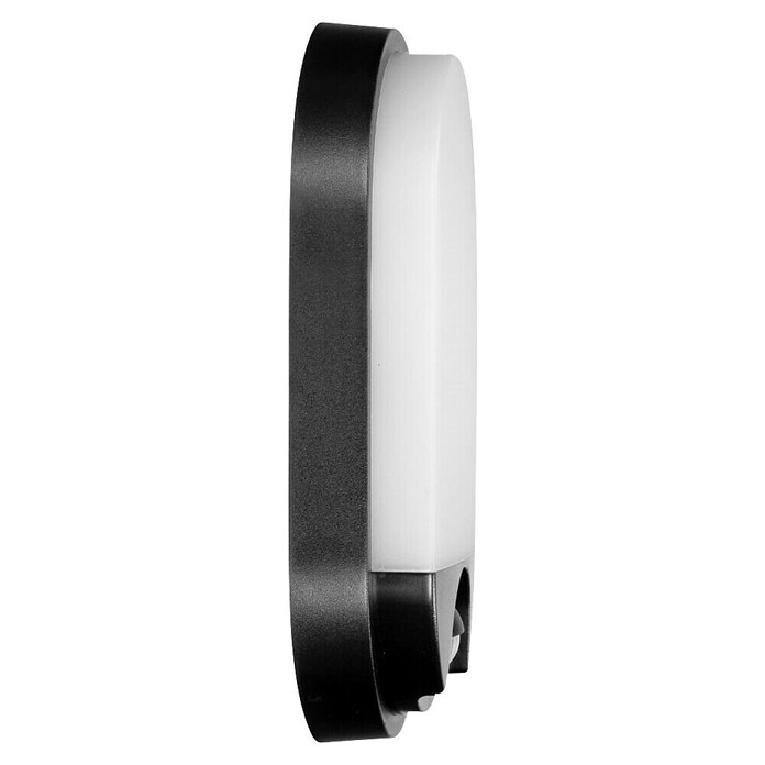 Vanjska zidna LED svjetiljka NEFRYT  (D x Š x V: 44,5 x 212,2 x 119,2 mm, Senzor pokreta, Plastika) | BAUHAUS