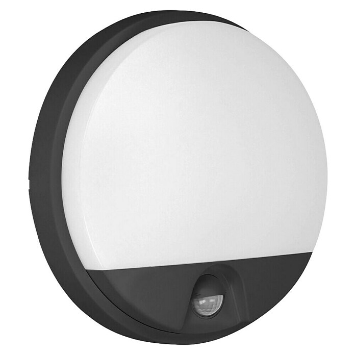 Vanjska zidna LED svjetiljka AGAT  (D x Š x V: 212,2 x 44,5 x 119,2 mm, Senzor pokreta, Plastika) | BAUHAUS
