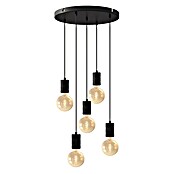 Calex Hanglamp met 5 pendels - rond (Diameter: 50 cm, E27) | BAUHAUS