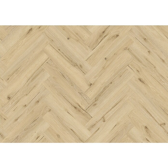 Vinylvloer Eiken (Visgraat, 625 x 125 x 5,5 mm, Drammen) | BAUHAUS