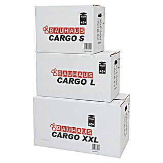 BAUHAUS Caja de embalaje Cargo XXL (Capacidad de carga: 45 kg, L x An x Al: 75,3 x 41,3 x 42,6 cm)