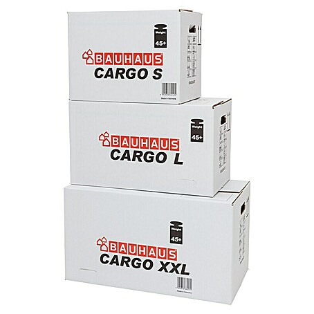 BAUHAUS Caja de embalaje Cargo XXL (Capacidad de carga: 45 kg, L x An x Al: 75,3 x 41,3 x 42,6 cm)