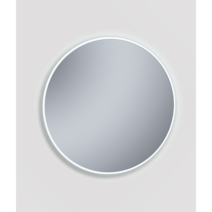 Espejo con luz Elegant (Diámetro: 60 cm, Blanco frío) | BAUHAUS