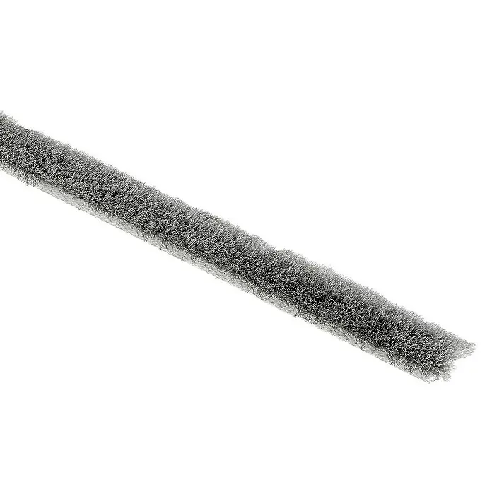 Hettich Dichtungsbürste - 2.015 x 7 x 7 mm, Passend für: Schiebetüren - Graue Tür- und Fensterbürstendichtung zur Abdichtung von Spalten und zum Schutz vor Zugluft, Lärm und Staub.