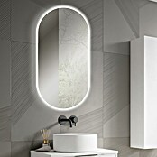 Espejo con luz Elegant (An x Al: 45 x 90 cm, Blanco frío, Ovalada) | BAUHAUS