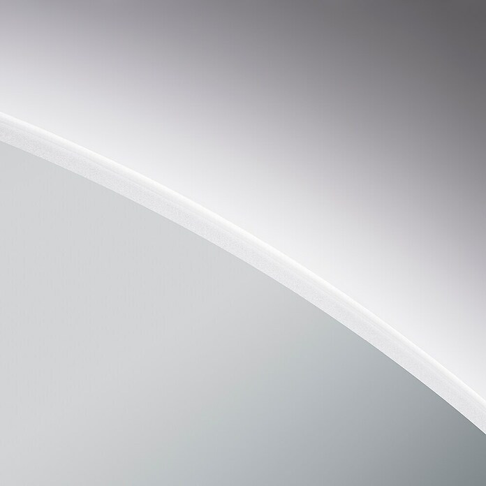 Espejo con luz Elegant (Diámetro: 80 cm, Blanco frío) | BAUHAUS